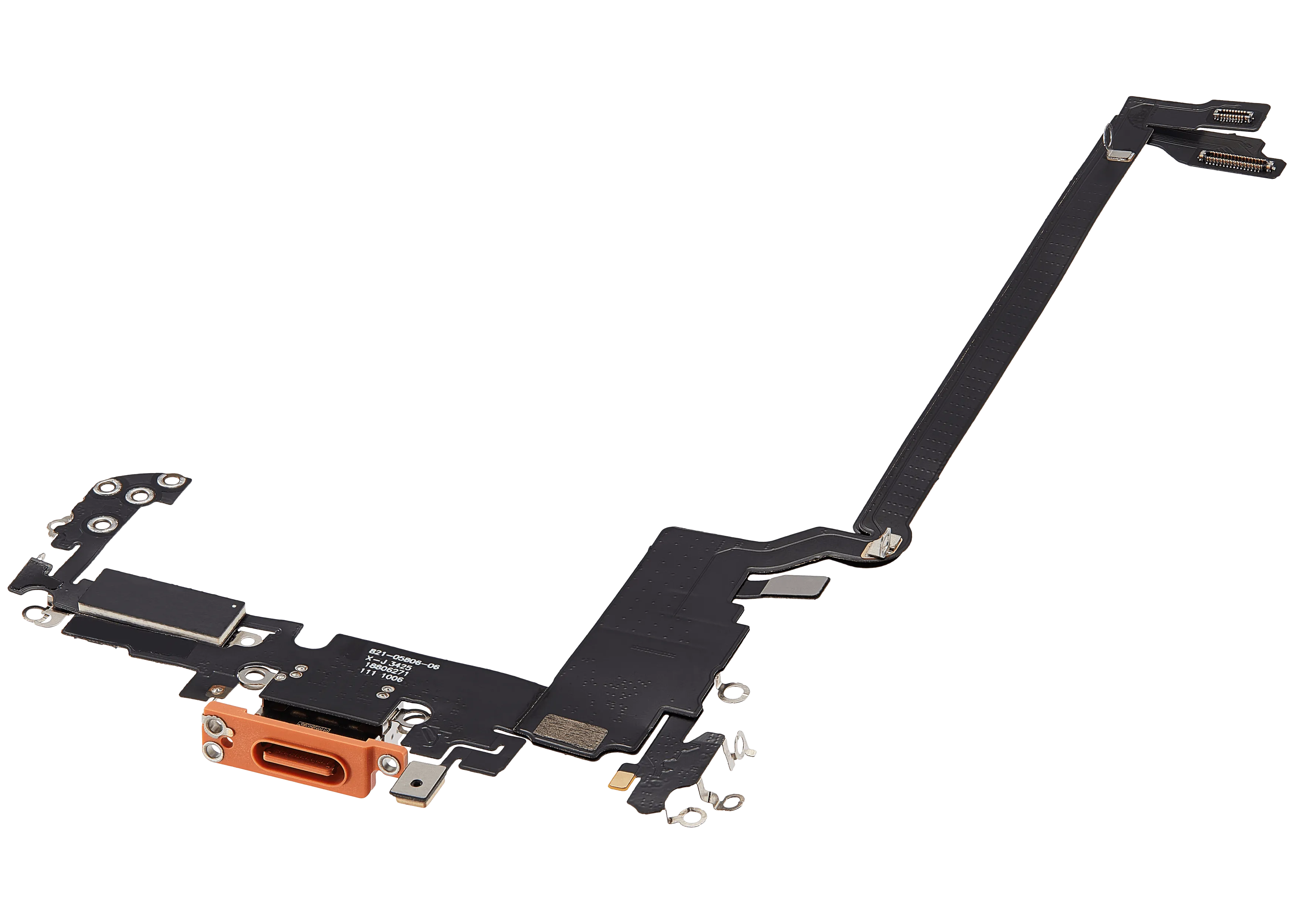 Ladebuchse Flex Cable für iPhone 17 Pro max (Aftermarket Plus) (Internationale Version) (Cosmic Orange)