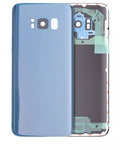 Backcover Glass mit Camera Lens für Samsung Galaxy S8 (Service Pack) (Coral Blau)