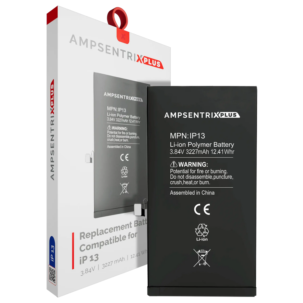 Replacement battery for iPhone 13 (AmpSentrix Plus)