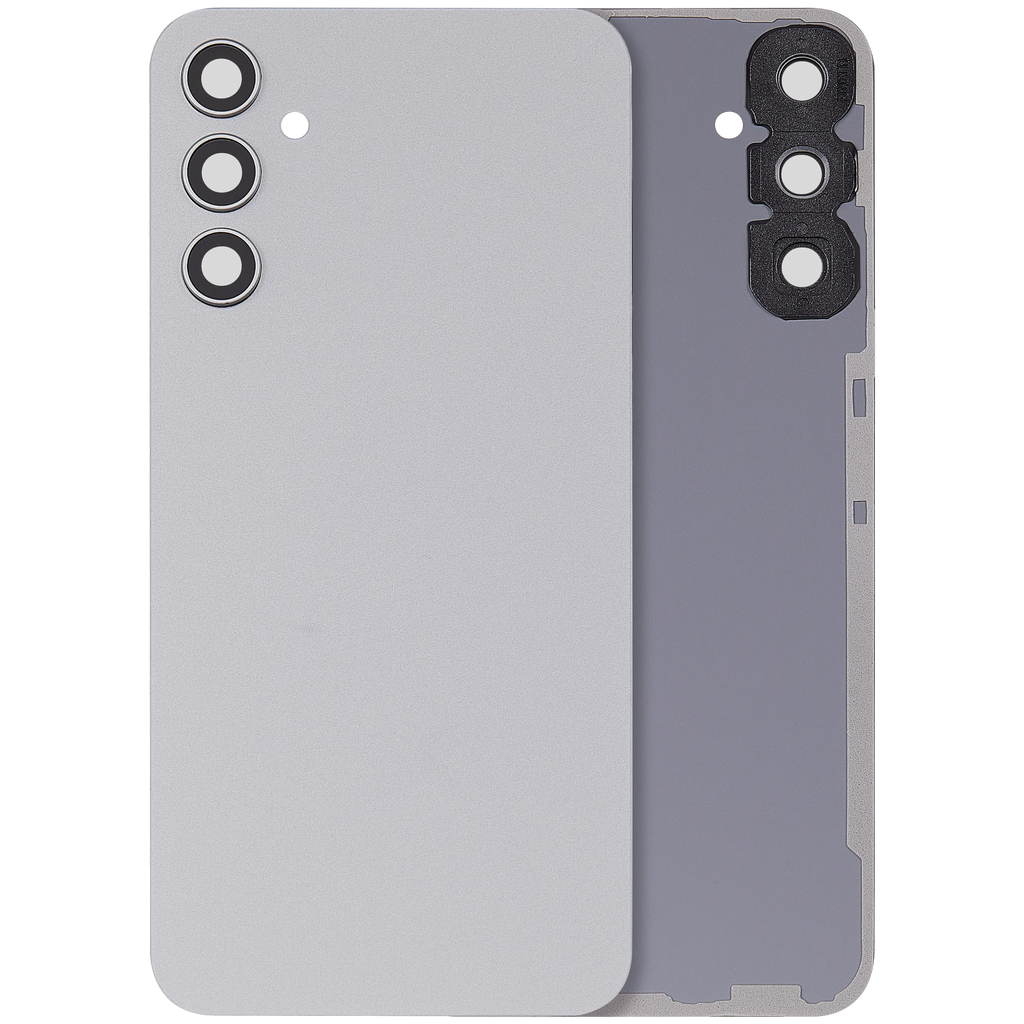 Backcover mit Camera Lens für Samsung Galaxy A34 5G (A346 / 2023) (ohne Logo) (Aftermarket Plus) (Silber)