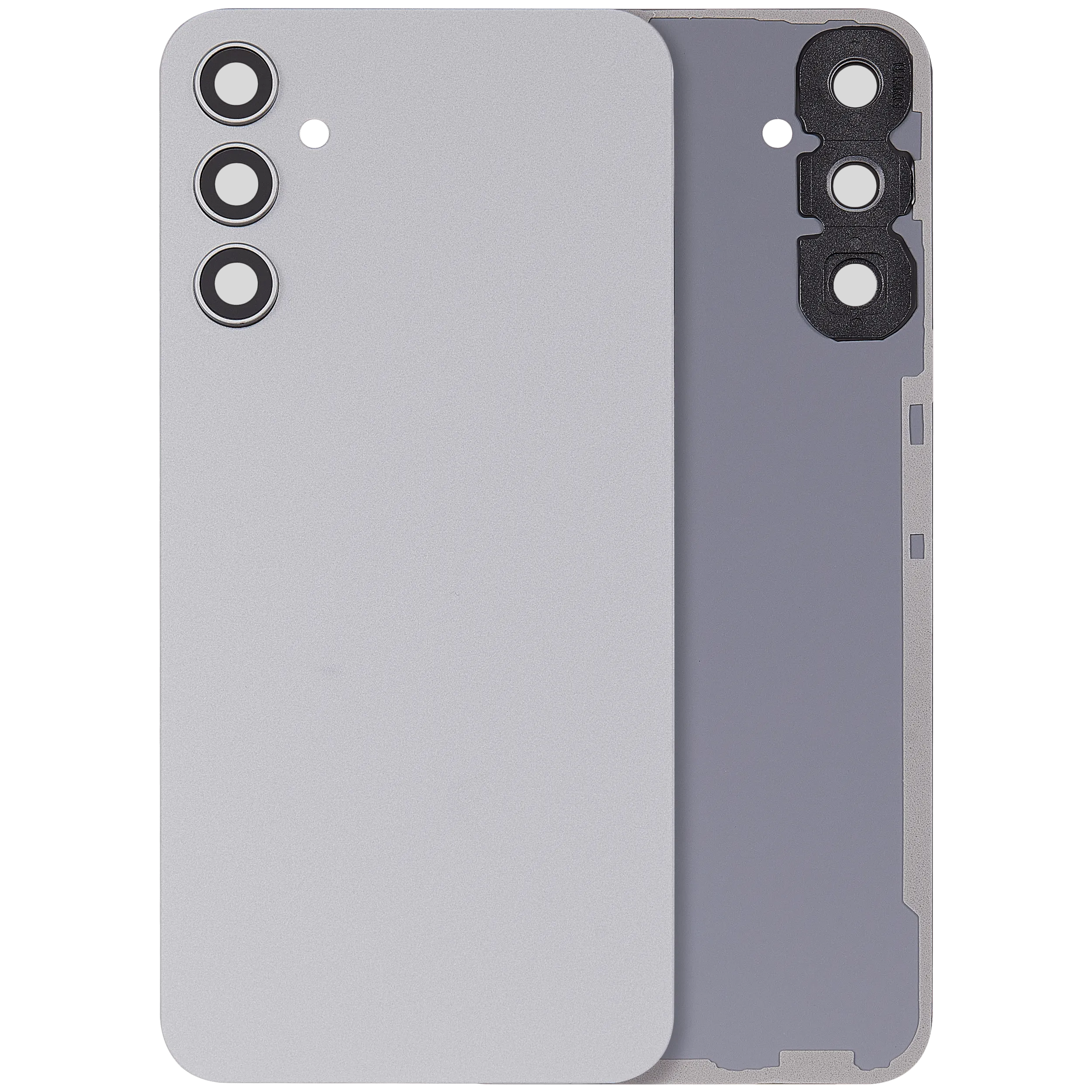 Backcover mit Camera Lens für Samsung Galaxy A34 5G (A346 / 2023) (ohne Logo) (Aftermarket Plus) (Silber)