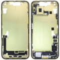 Midframe/Rahmen mit Ladebuchse Flex & Small Parts für iPhone 14 Plus (EU / Global Version) (gebrauchter OEM-Ausbau, Qualität C) (Gelb)