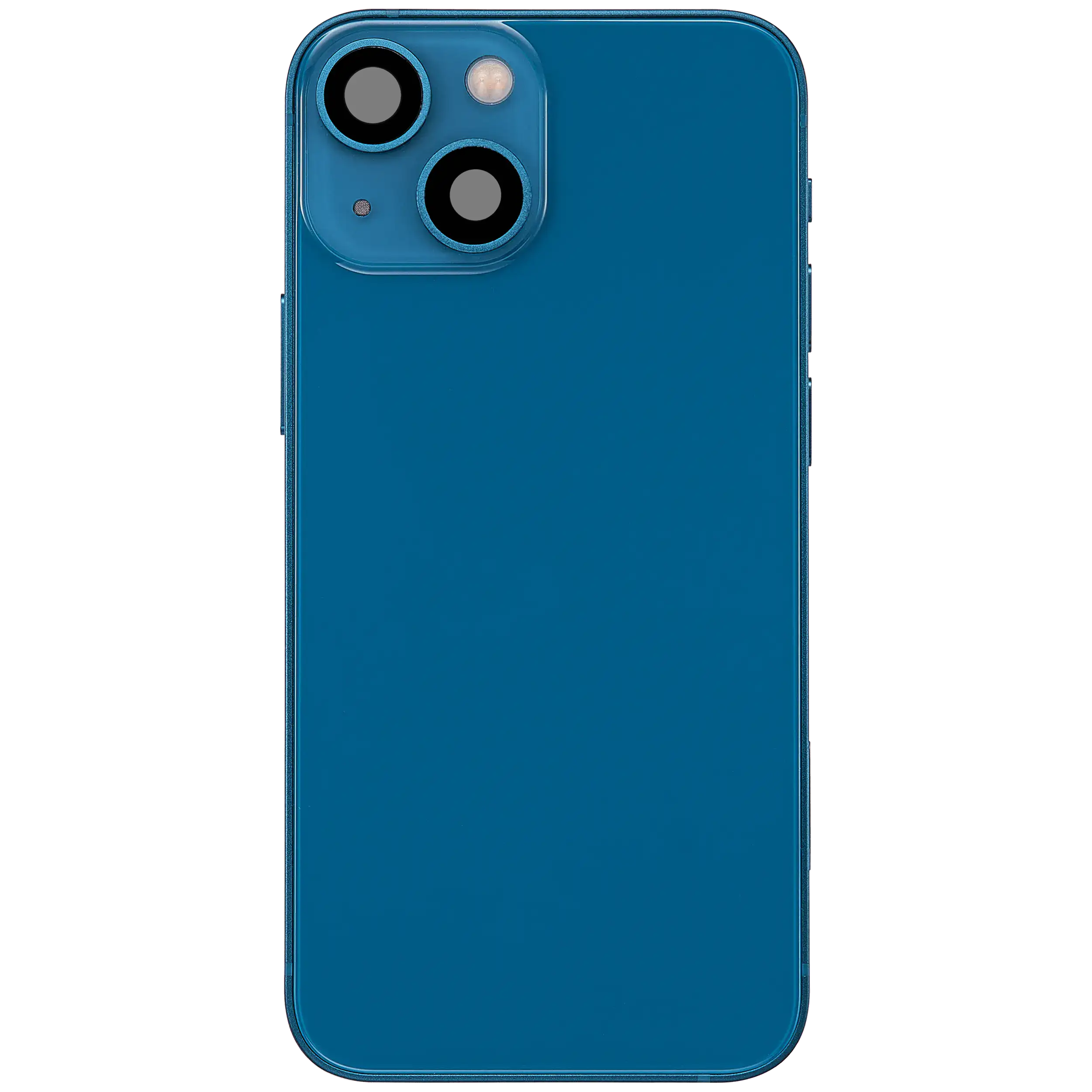 Backcover/Rahmen mit Ladebuchse Flex & Small Parts für iPhone 13 Mini (EU / Global Version) (gebrauchter OEM-Ausbau, Qualität C) (Blau)