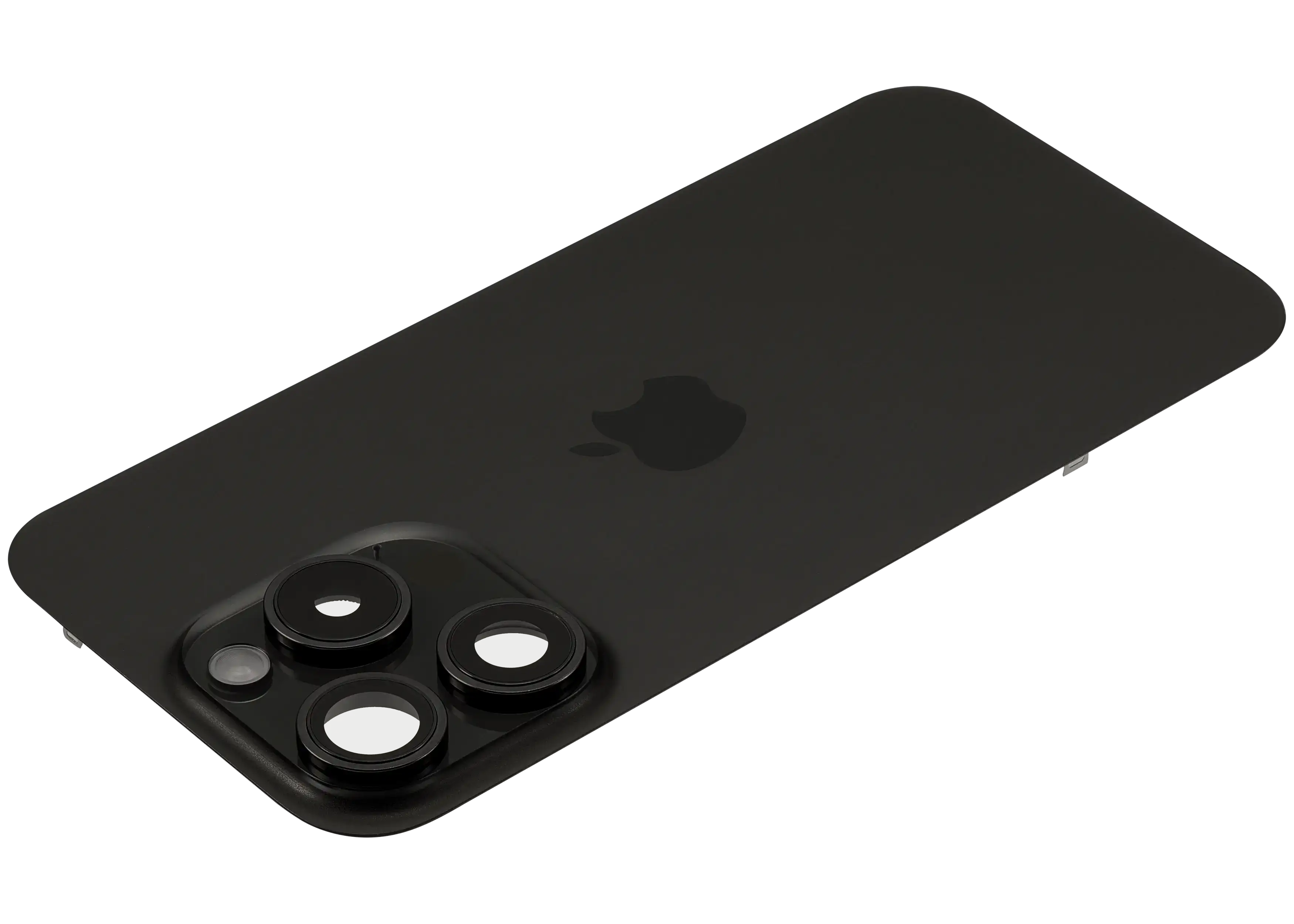 Backcover mit MagSafe Magnet & NFC & Blitz-Flexkabel für IPhone 15 Pro (Service Pack) (Schwarz Titanium)