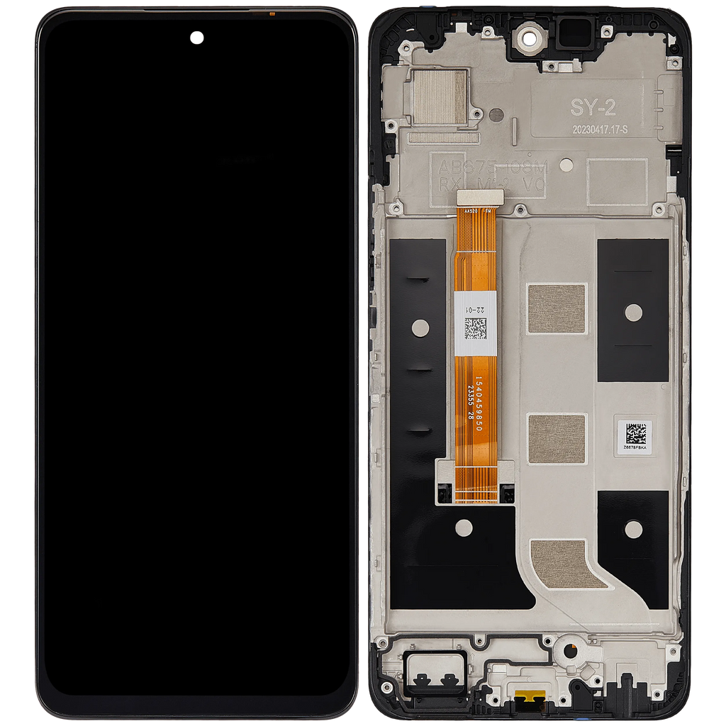 LCD-Display mit Rahmen für Realme 11 5G / 11 X (Refurbished) (Alle Farben)