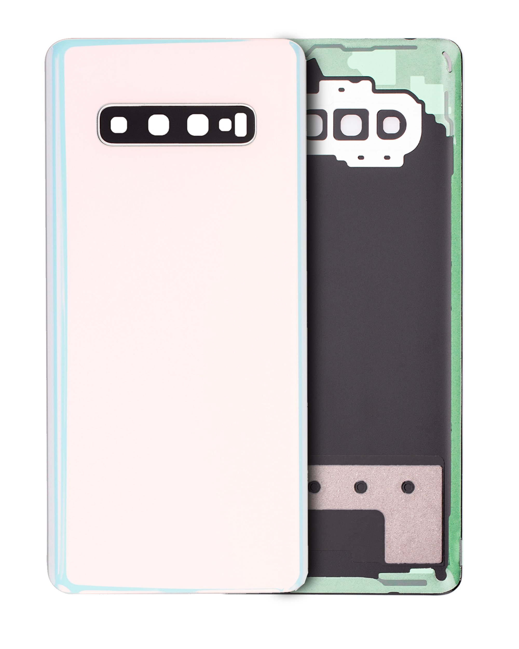Backcover mit Kameralinse Samsung Galaxy S10 Plus Prism White ohne Logo Aftermar
