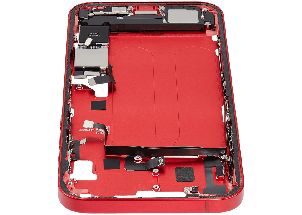 Original Apple-Ausbau C gebraucht – iPhone 14 Plus US Version Rahmen Rot