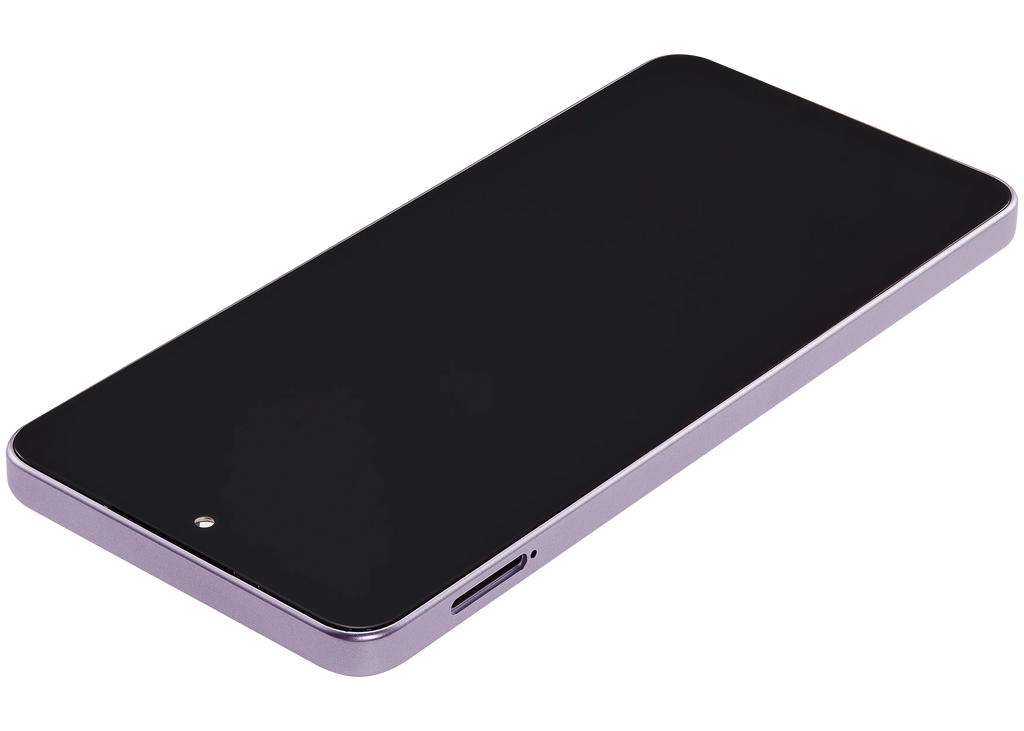 LCD-Display mit Rahmen Compatible für OPPO A5 Pro 5G (Refurbished) (Flower Pink)