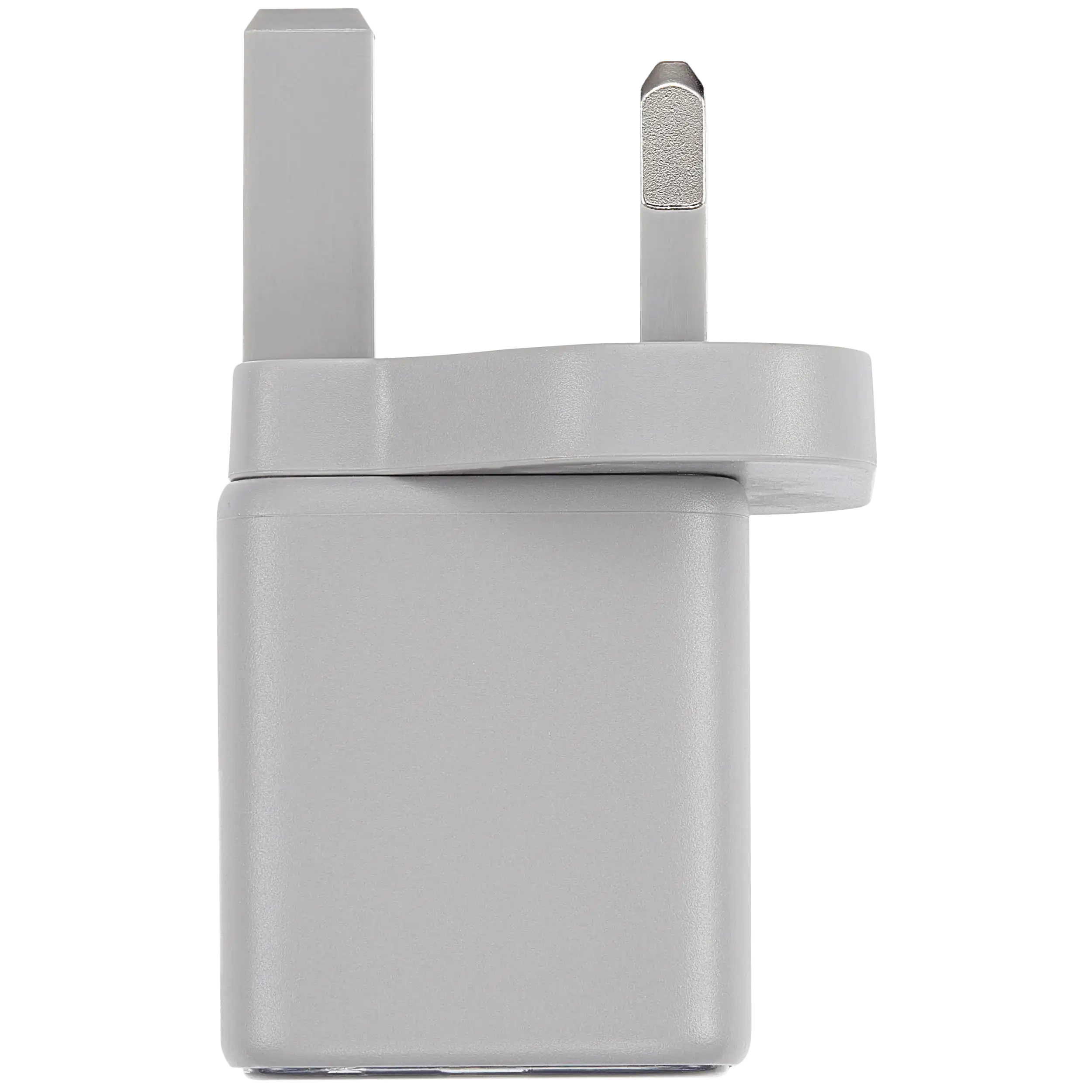 AmpSentrix 30W 2-in-1 USB-C / USB-A Wall Adapter (220V / UK Plug) (Natural Titanium)