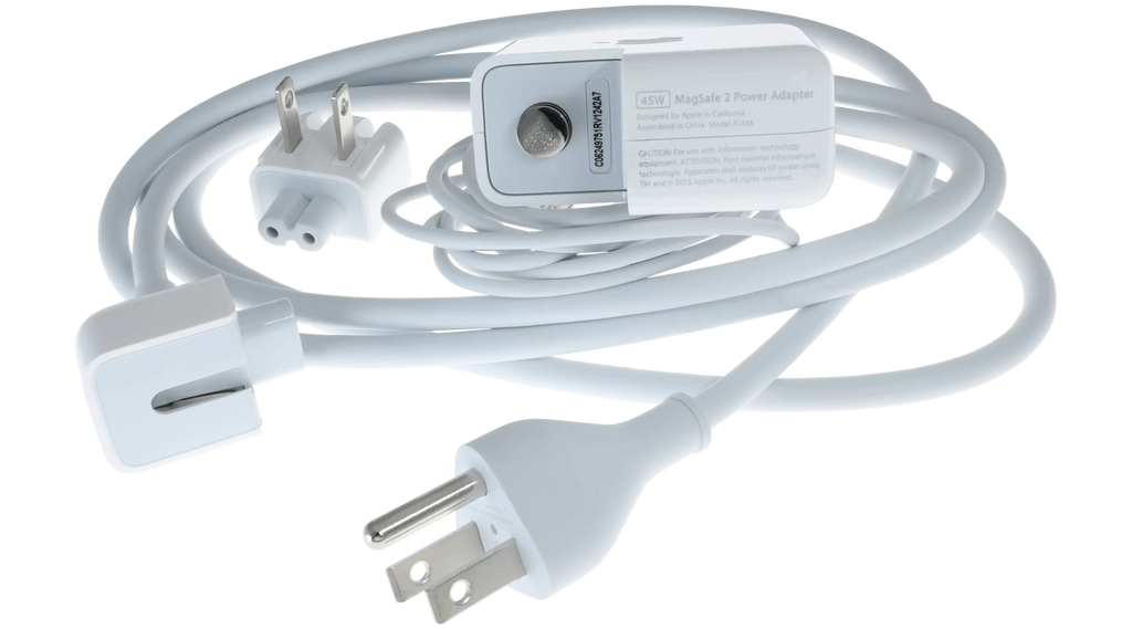 45W MagSafe 2 Power Adapter with Cable (T-Style) for MacBook (OEM Pull Grade: New)