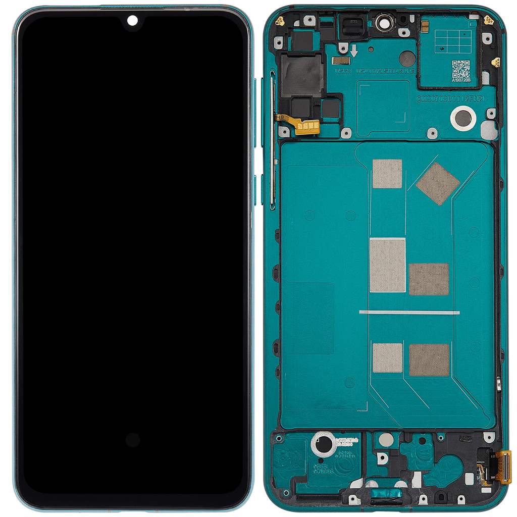 OLED-Display mit Rahmen für Huawei Nova 5 (2019) / Nova 5 Pro (2019) (Refurbished) (Grün)