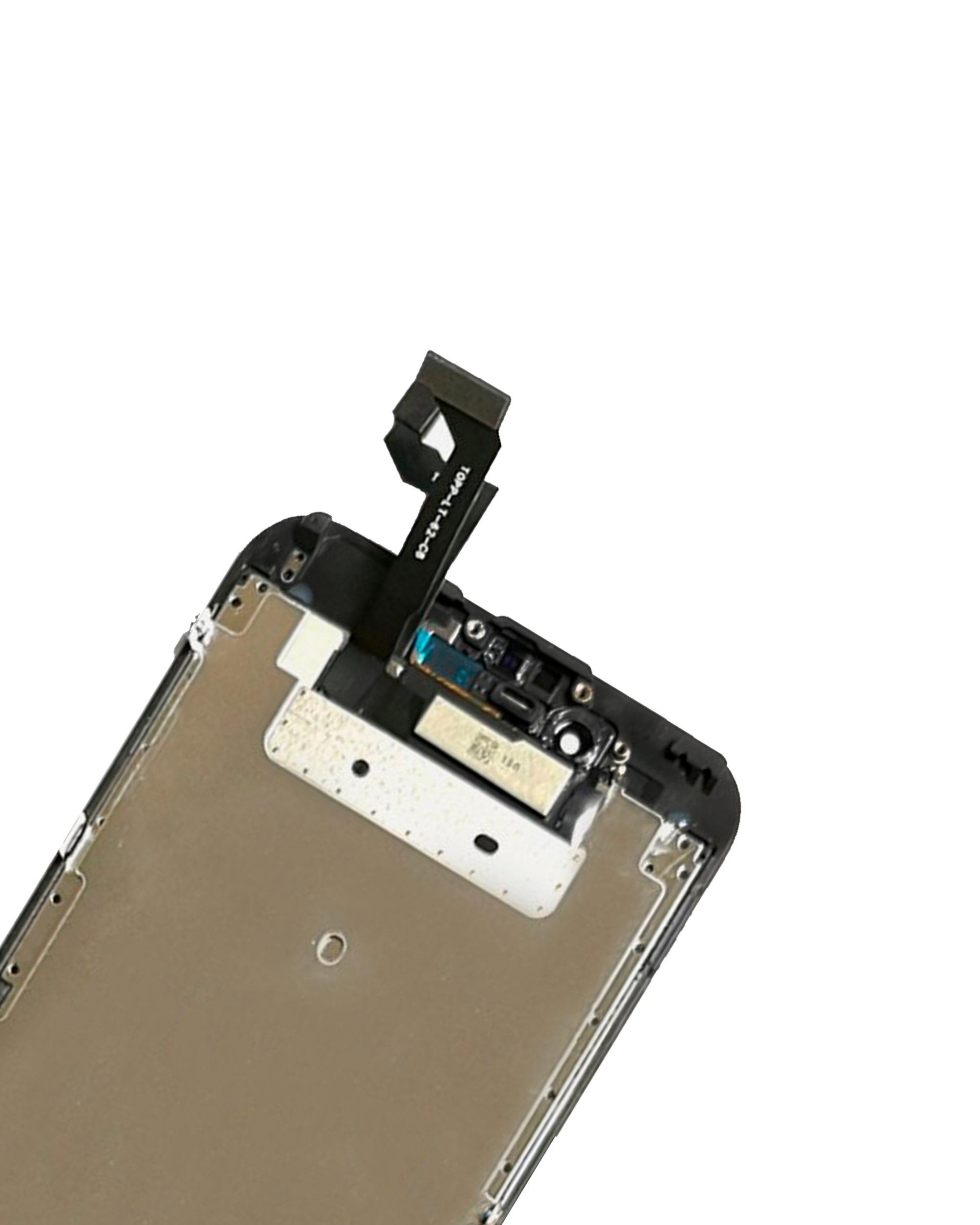 LCD-Display mit Stahlplatte für iPhone 6S (Aftermarket Pro: XO7 Incell) (Schwarz)