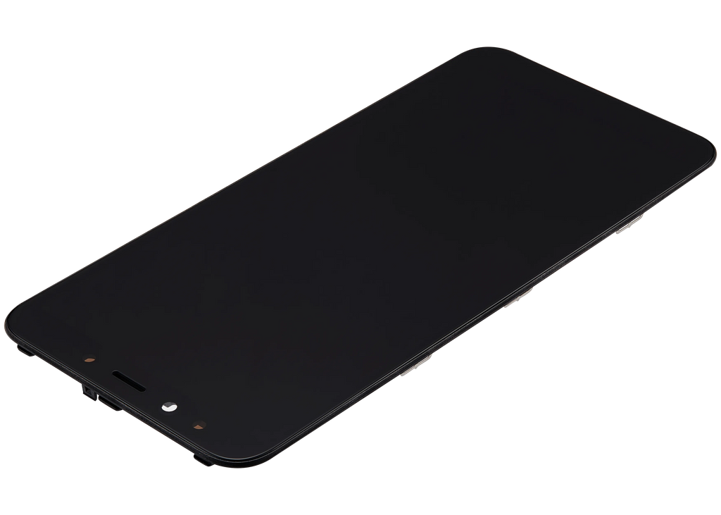 LCD-Display mit Rahmen für Xiaomi Mi A2 (Aftermarket Plus) (Schwarz)