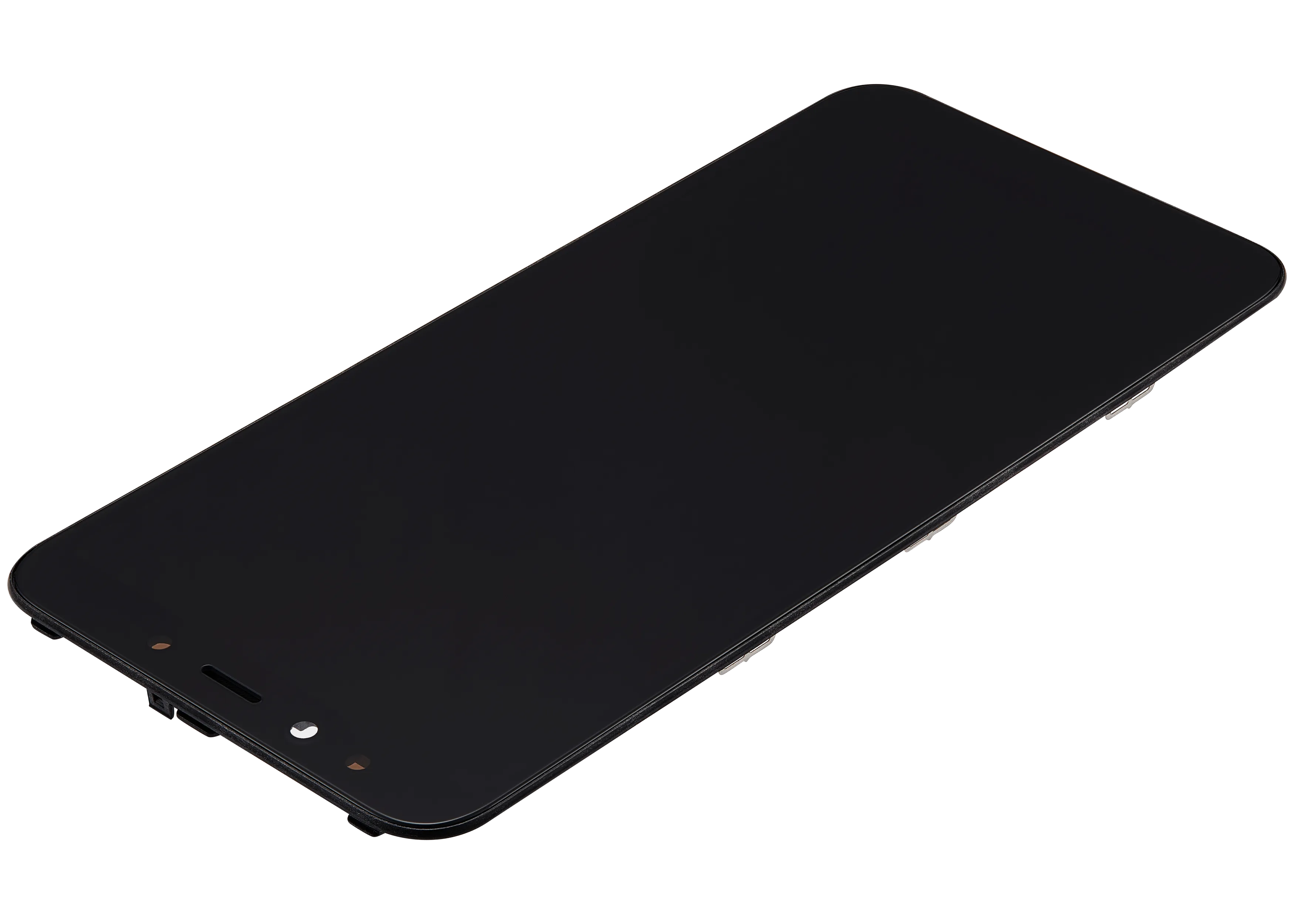 LCD-Display mit Rahmen für Xiaomi Mi A2 (Aftermarket Plus) (Schwarz)