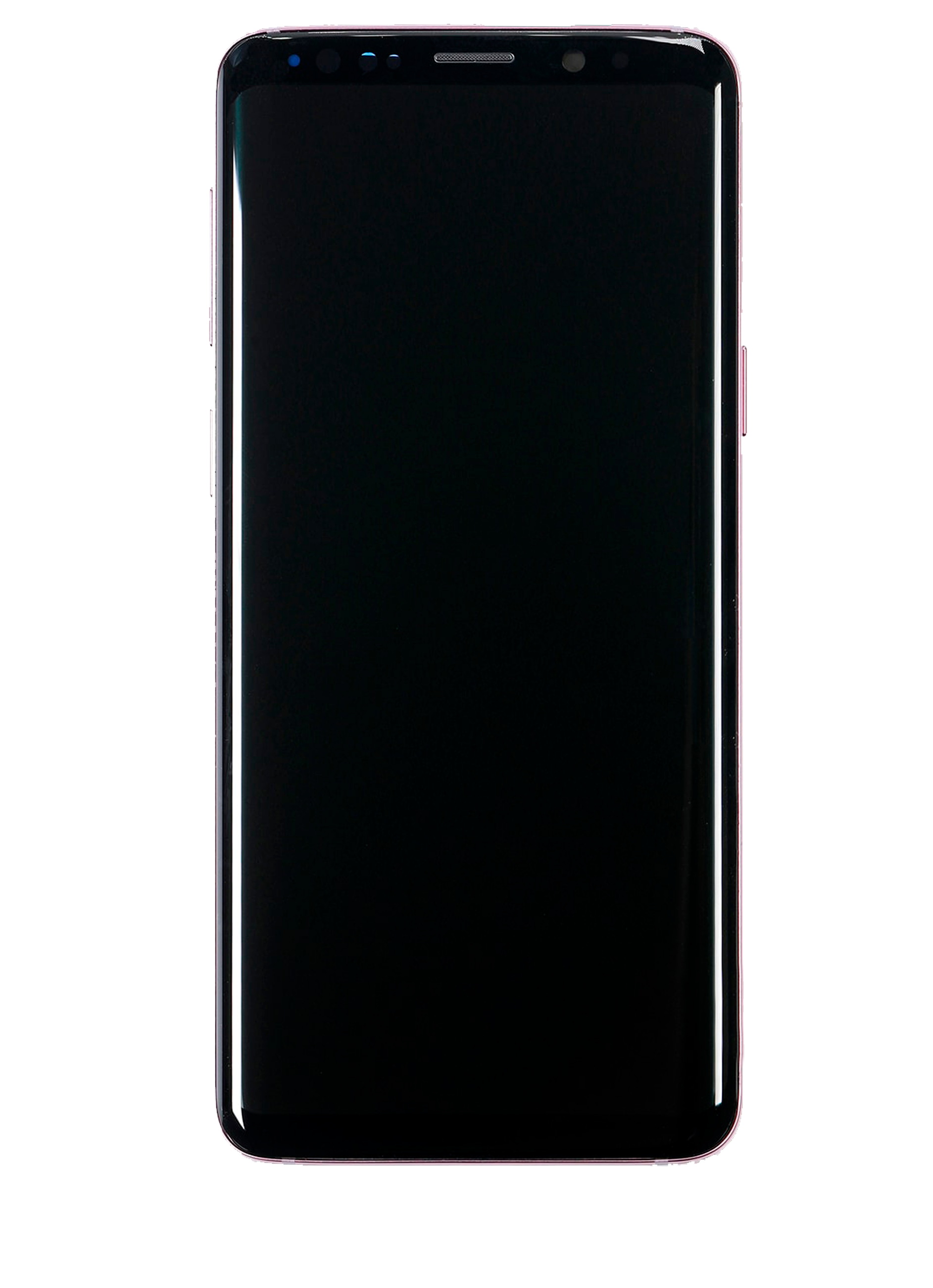OLED-Display mit Rahmen für Samsung Galaxy S9 (gebrauchter OEM-Ausbau, Qualität B/C) (Lilac Purple)