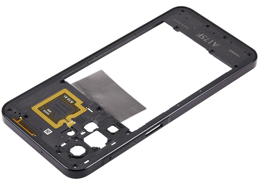 Midframe/Rahmen für Samsung Galaxy A17 4G (A175 / 2025) (Schwarz)