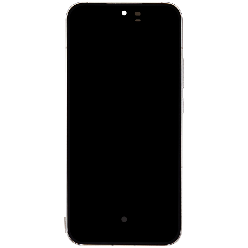OLED-Display mit Rahmen für OPPO Reno 13 (Refurbished) (Plume White)