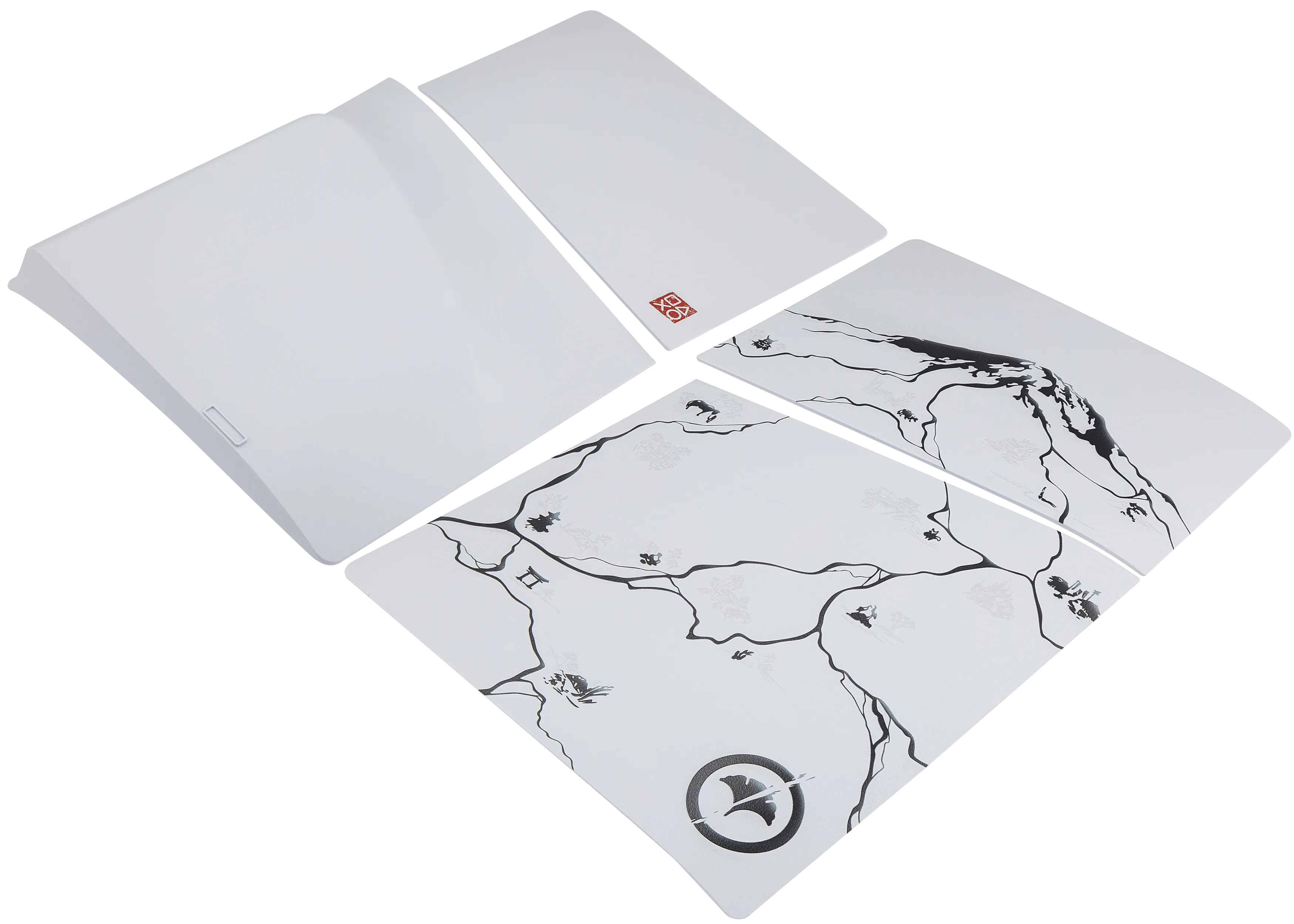 Faceplate Cover (Top & Bottom) für PlayStation 5 Slim (Disc Edition) (Ghost Of Yotei) (Schwarz)