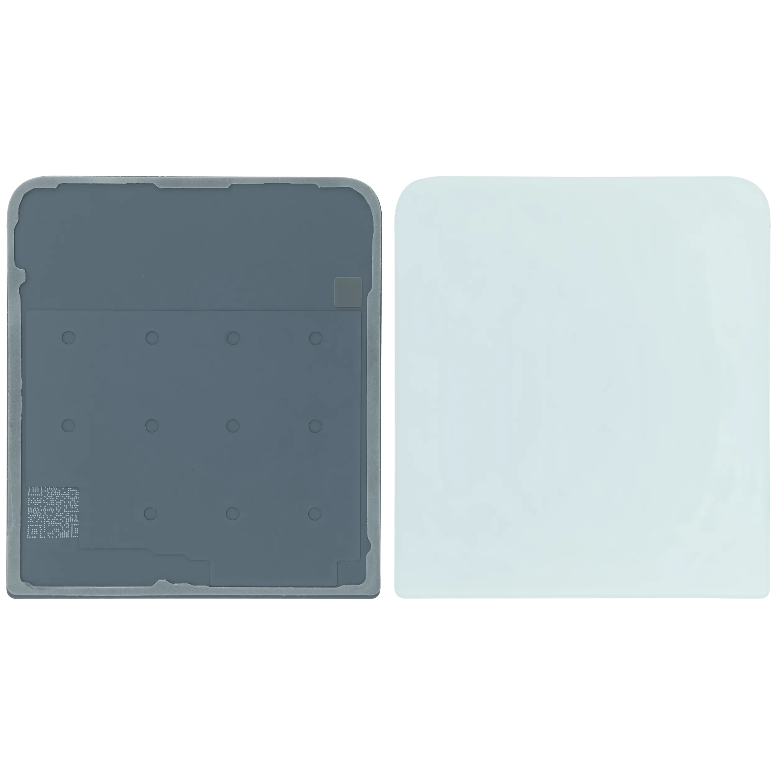Bottom Backcover Glass Compatible für Samsung Galaxy Z Flip 3 5G (Service Pack) (Weiß)