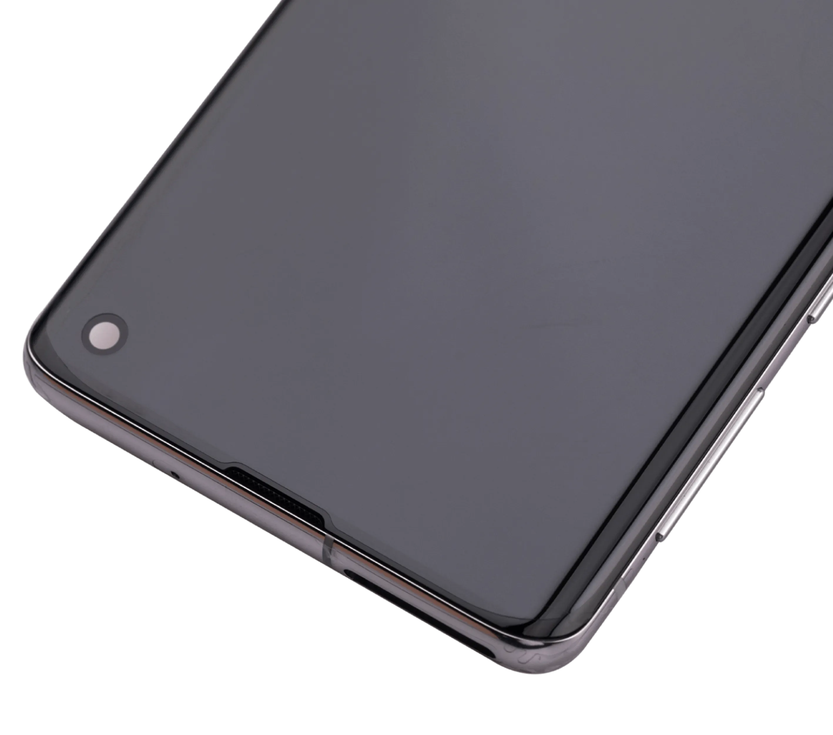 OLED-Display mit Rahmen für Samsung Galaxy S10 (Aftermarket Plus) (Prism White)