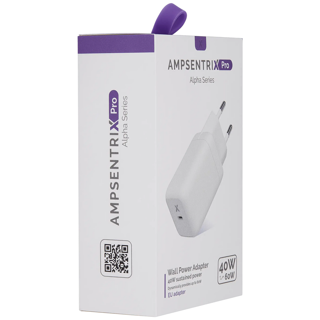 40W USB Type C Wall Power Adapter (220V EU) (AmpSentrix)