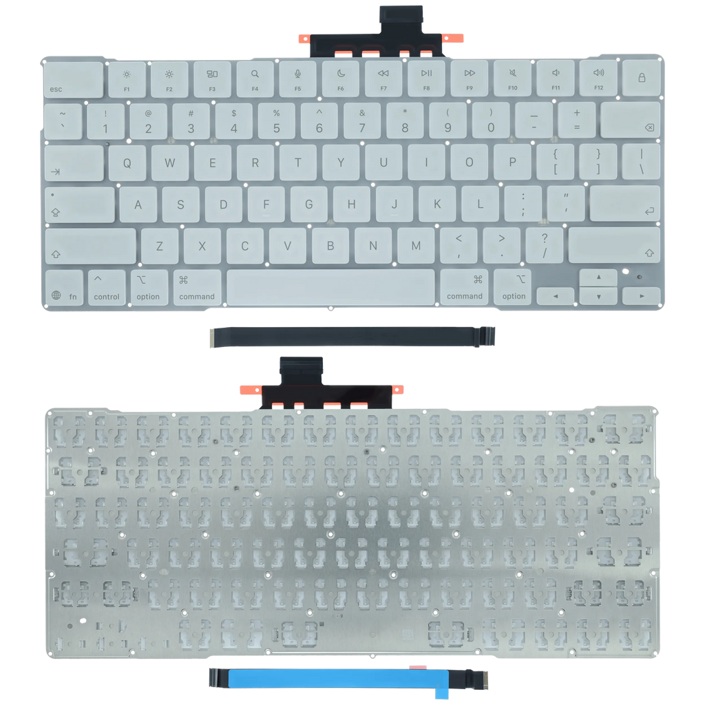 Keyboard (ANSI US) (No Touch ID) für MacBook Neo (2026) (Original OEM) (Silber)