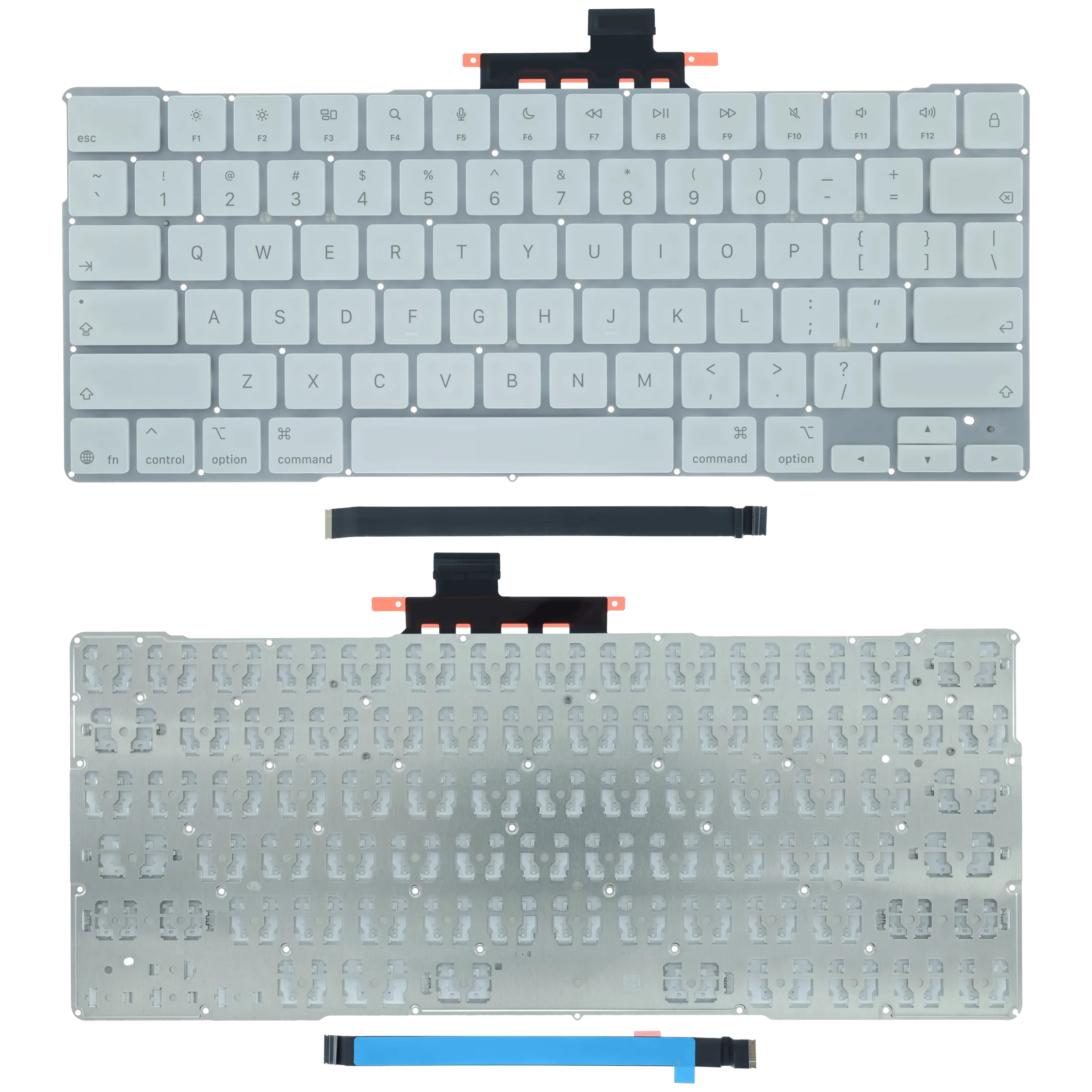 Keyboard (ANSI US) (No Touch ID) für MacBook Neo (2026) (Original OEM) (Silber)