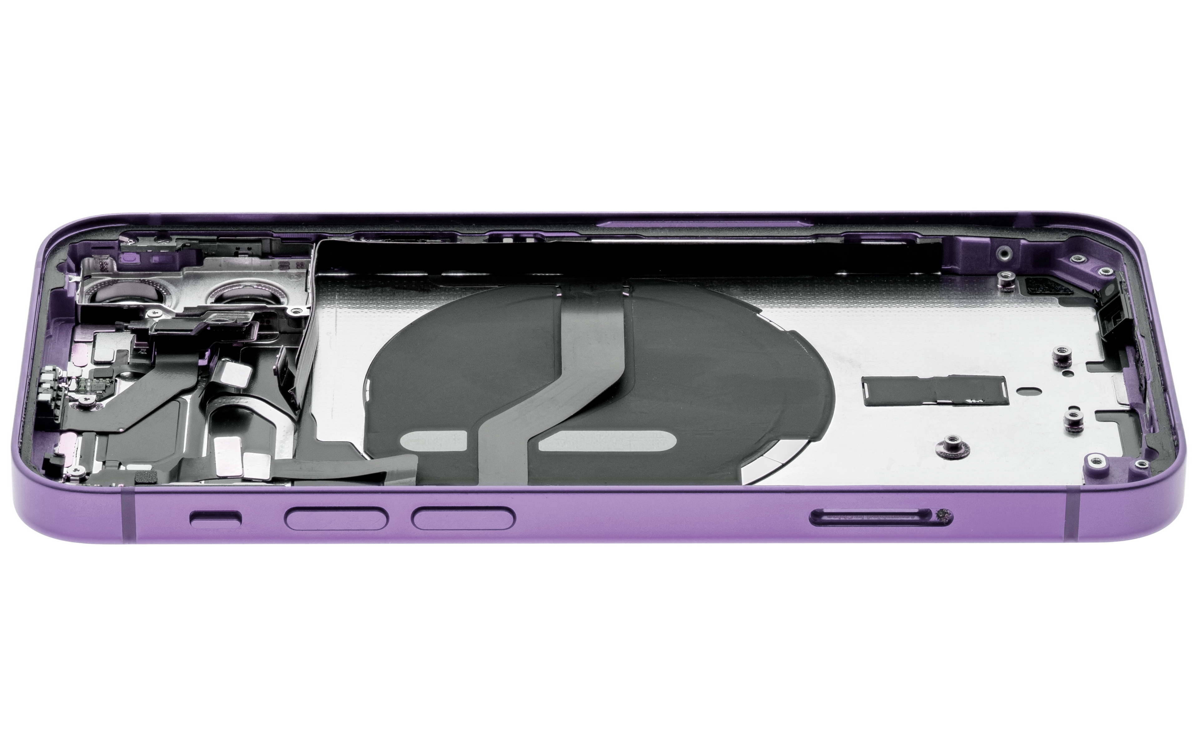 Backcover/Rahmen mit Small Parts für iPhone 12 Mini (EU / Global Version) (gebrauchter OEM-Ausbau, Qualität A) (Lila)