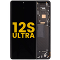 OLED Display with Frame for Xiaomi 12S Ultra (Refurbished) (Black)