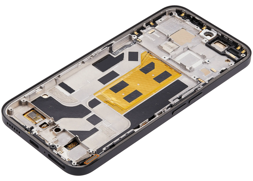 OLED-Display mit Rahmen für Nothing Phone (2a) (Refurbished) (Schwarz)