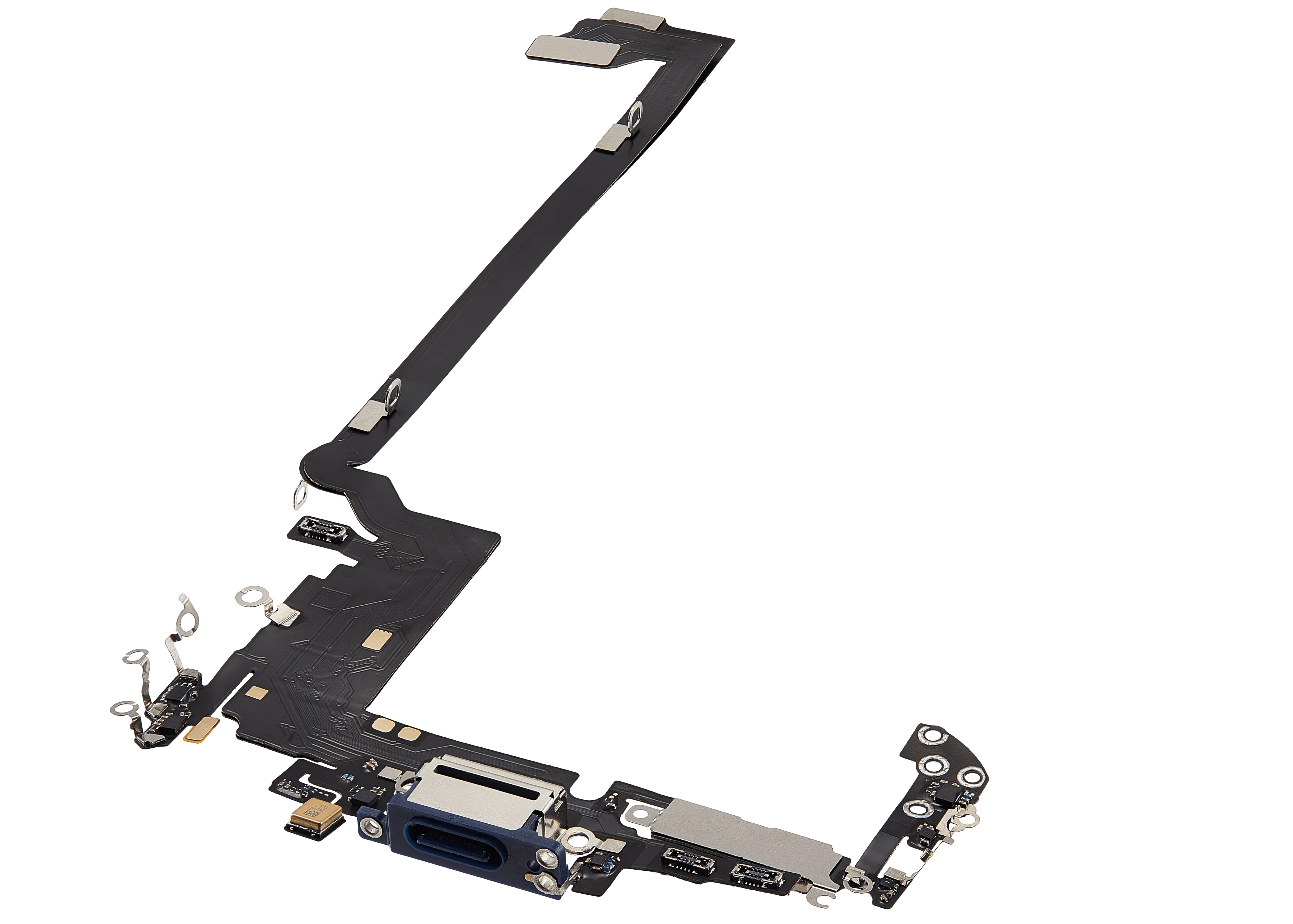 Ladebuchse Flex Cable für iPhone 17 Pro max (Aftermarket Plus) (Internationale Version) (Deep Blue)