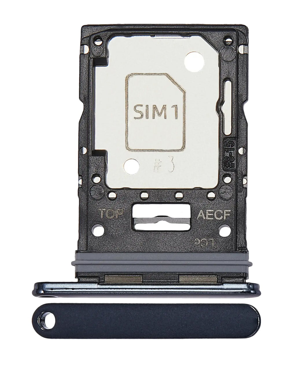 Dual-SIM-Kartenträger für Samsung Galaxy A53 5G (A536 / 2022) (Schwarz)