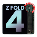 Inneres OLED-Display mit Rahmen Samsung Galaxy Z Fold 4 Service Pack Graygreen