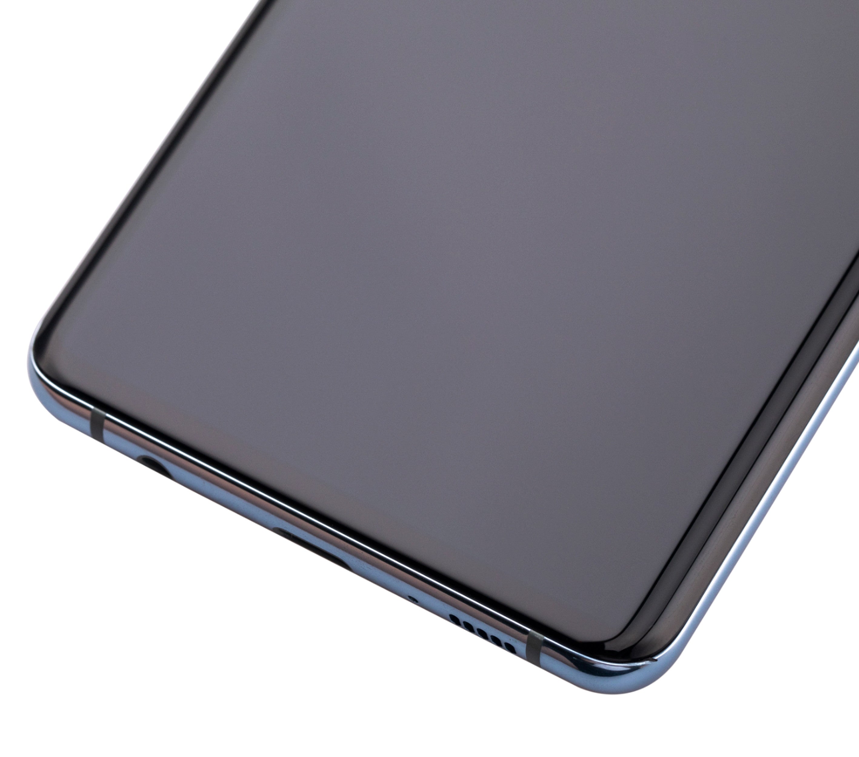 OLED-Display mit Rahmen für Samsung Galaxy S10 Plus (gebrauchter OEM-Ausbau, Qualität A) (Prism Blue)