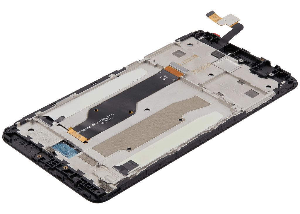 LCD-Display mit Rahmen für Xiaomi Redmi Note 4x (Aftermarket Plus) (Schwarz)