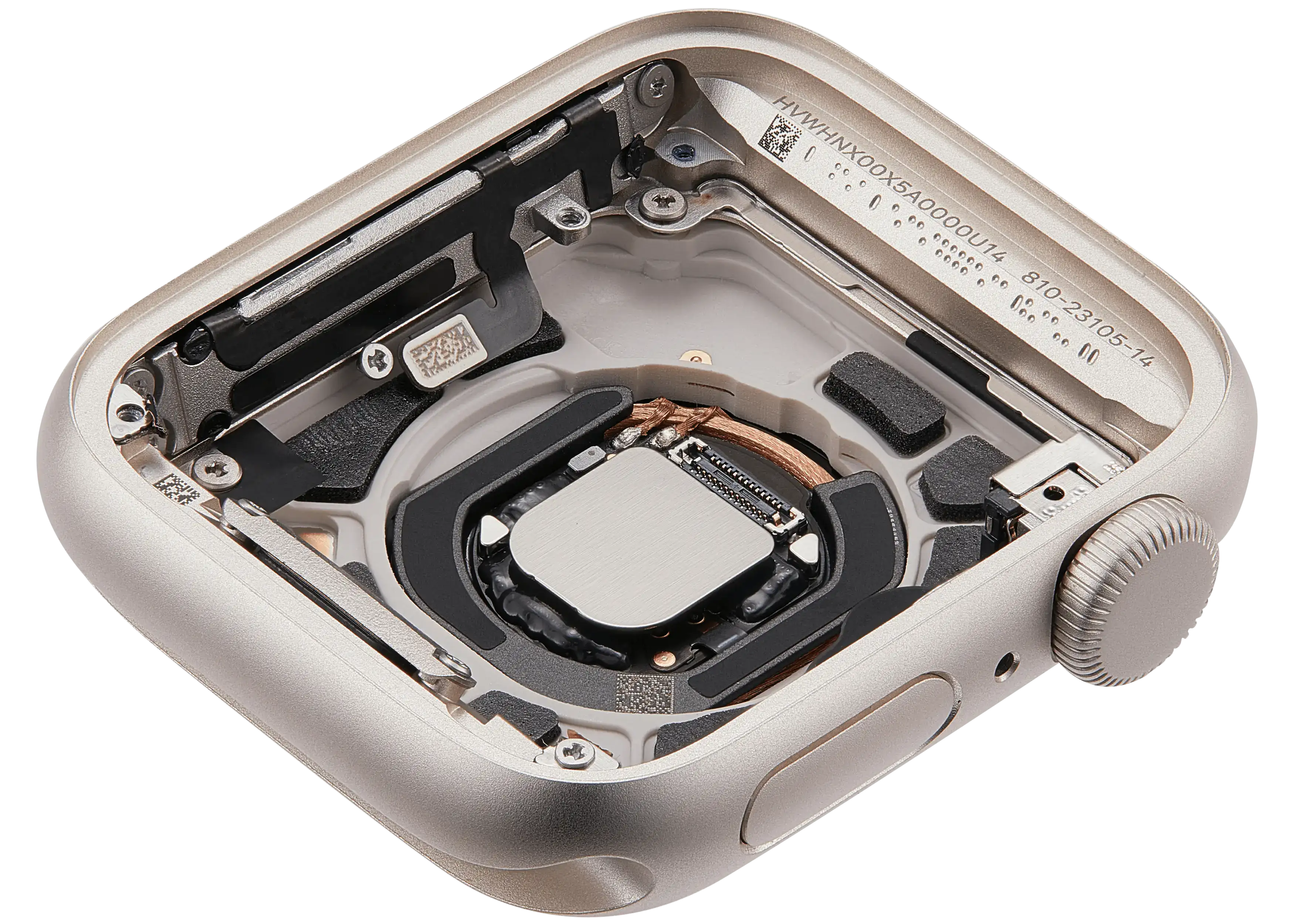 Backcover/Rahmen für Watch Series SE 3rd (40MM) (gebrauchter OEM-Ausbau, Qualität A) (GPS Version) (Aluminum / Starlight)
