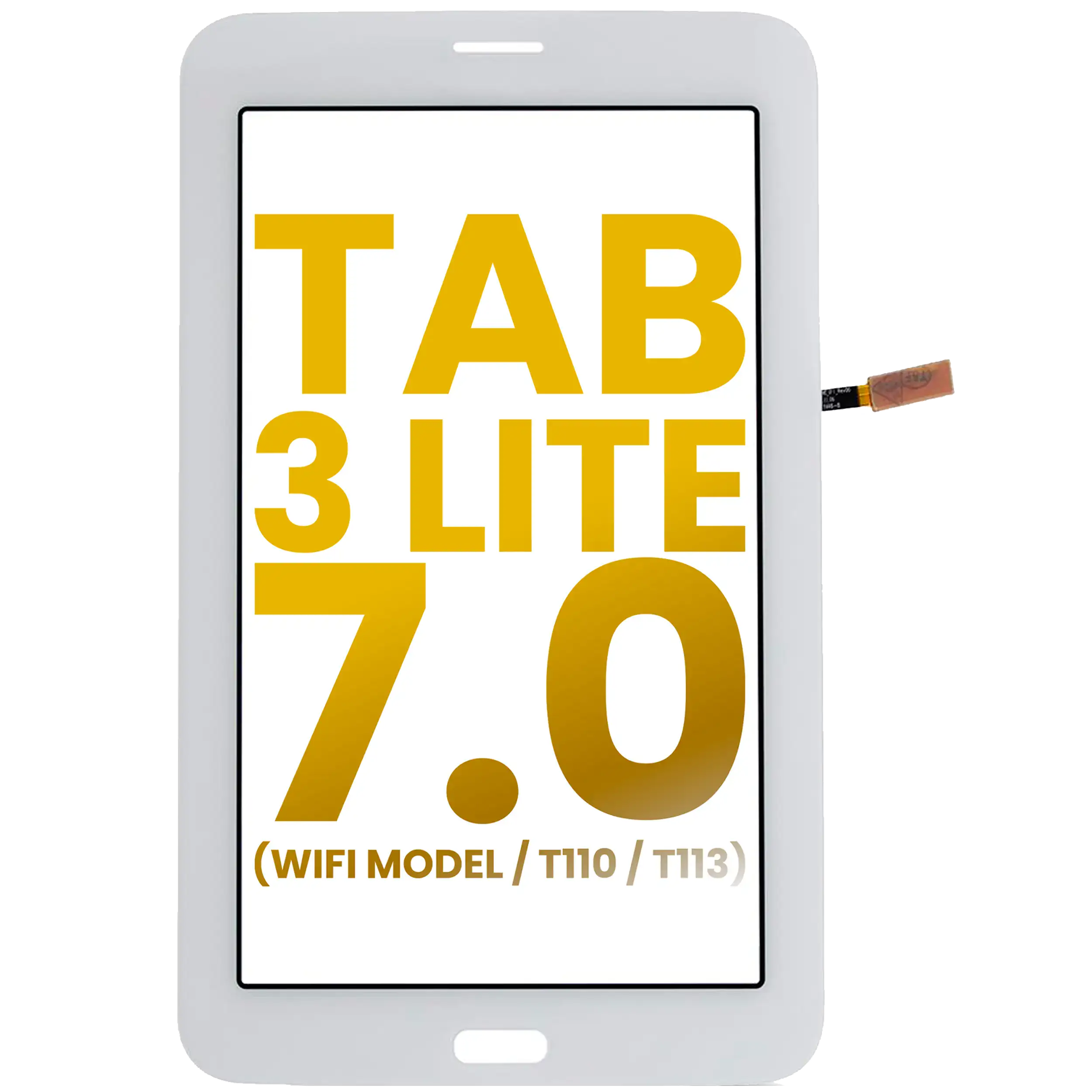 Digitizer für Samsung Galaxy Tab 3 Lite 7.0" (WiFi Model / T110 / T113) (Refurbished) (Weiß)