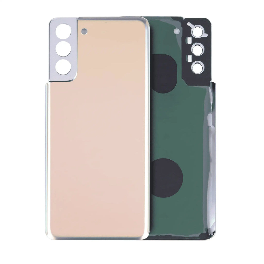 Back Cover Glass with Adhesive for Samsung Galaxy S21 Plus 5G (Service Pack) (Phantom Gold)