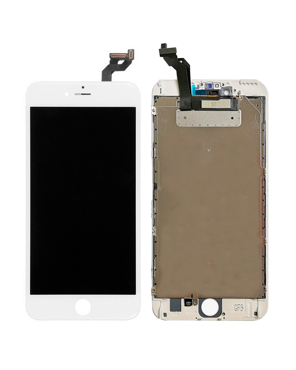 LCD-Display mit Stahlplatte für iPhone 6S Plus (Aftermarket Pro: XO7 Incell) (Weiß)