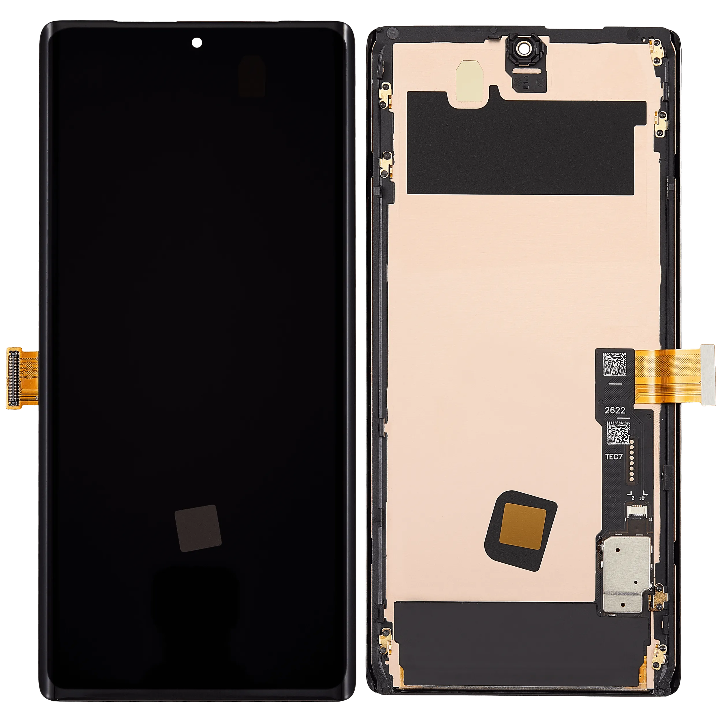 OLED-Display mit Rahmen (Without Fingerprint Sensor) für Google Pixel 6 Pro (Aftermarket Plus / 120HZ) (Alle Farben)