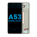 LCD Display Assembly with Frame for Samsung Galaxy A53 5G (A536 / 2022) (without Fingerprint Sensor) (Aftermarket: Incell) (White)