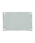 2 in 1 (Top and Bottom) Skin für MacBook Pro 15" A1990 (2018-2019) / A1707 (2016-2017) (Silber)