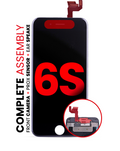 Complete LCD-Display mit Stahlplatte für iPhone 6S (mit Front Camera: Prox Sensor & Ear Speaker) (Aftermarket Plus) (Schwarz)