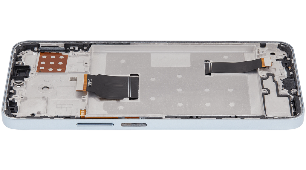 LCD-Display mit Rahmen für Honor X8A / X50i / 90 Lite (Refurbished) (Titanium Silber)