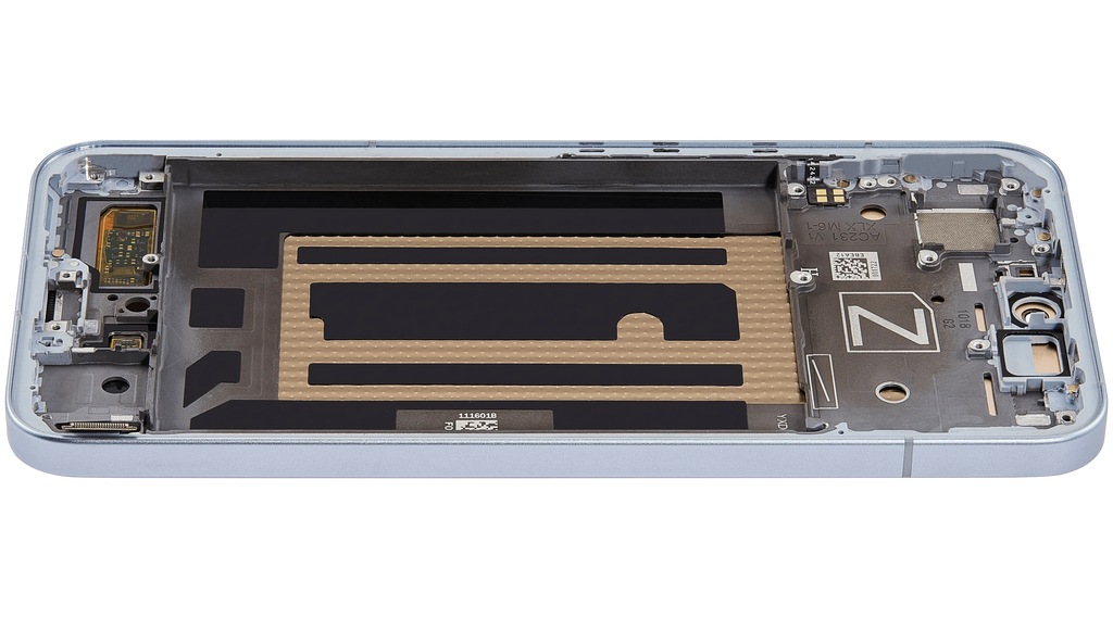 OLED-Display mit Rahmen für OPPO Reno 13 (Refurbished) (Blau)