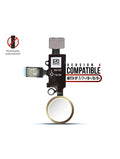 Home Button Solution mit Flex für iPhone 7 / 7 Plus / 8 / 8 Plus (Gold) (Version 4) (No Test Point Jump Required)