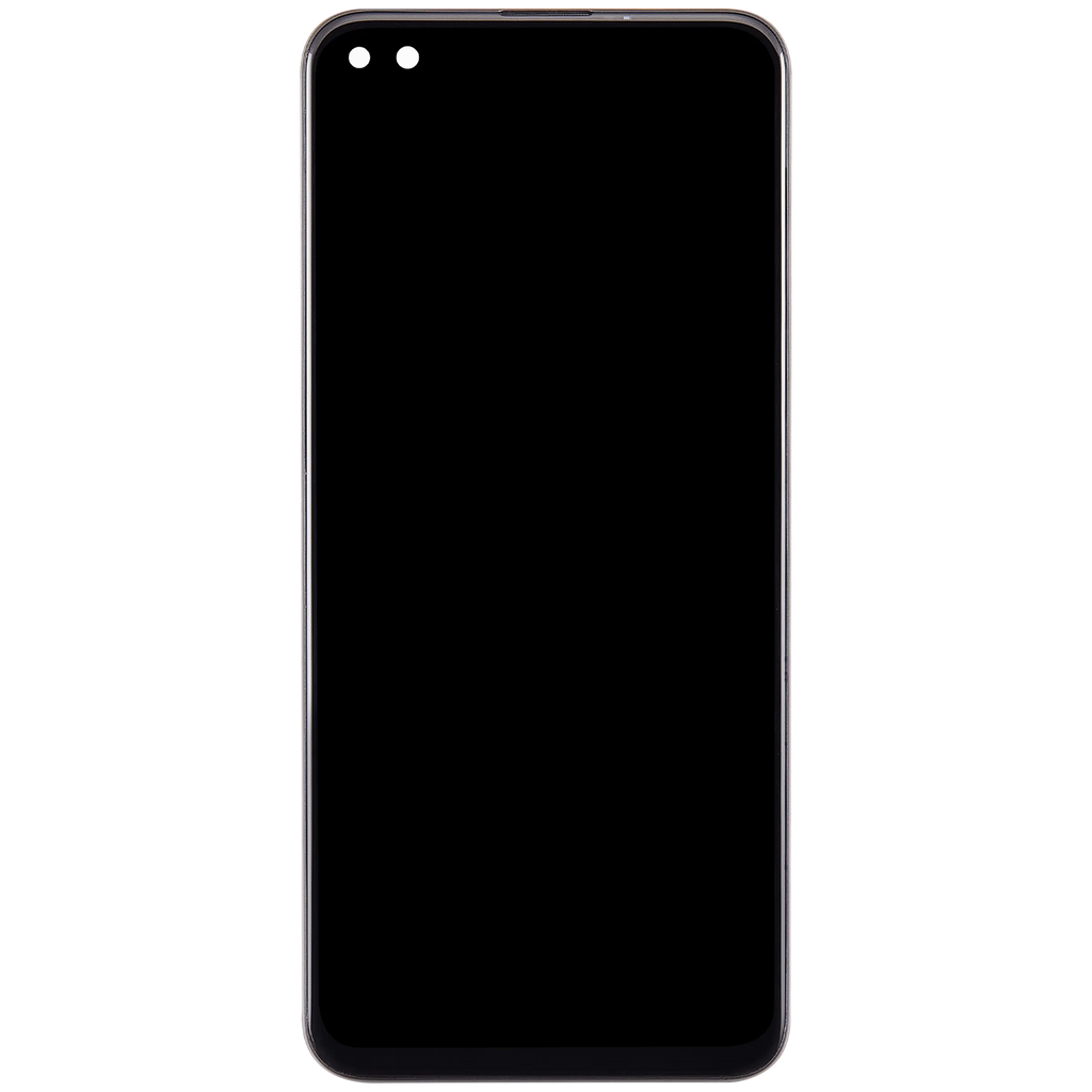 OLED-Display mit Rahmen Compatible für Oppo A92s (2020) (Refurbished) (Alle Farben)