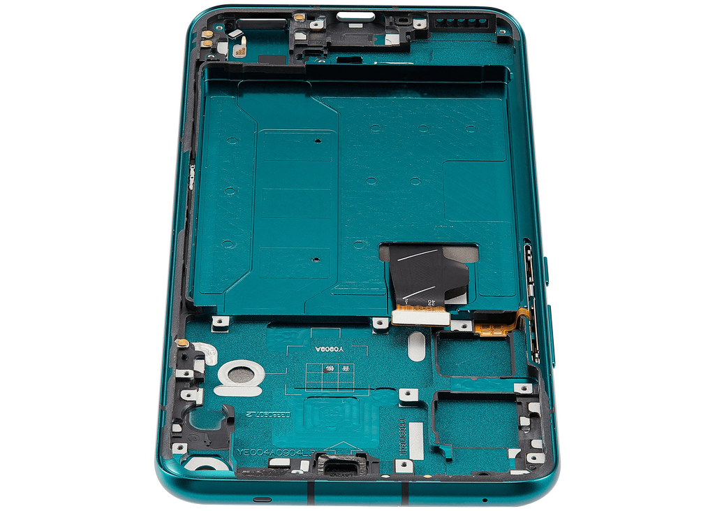 OLED-Display mit Rahmen Compatible für Huawei Nova 7 (2020) (Refurbished) (Forest Green)