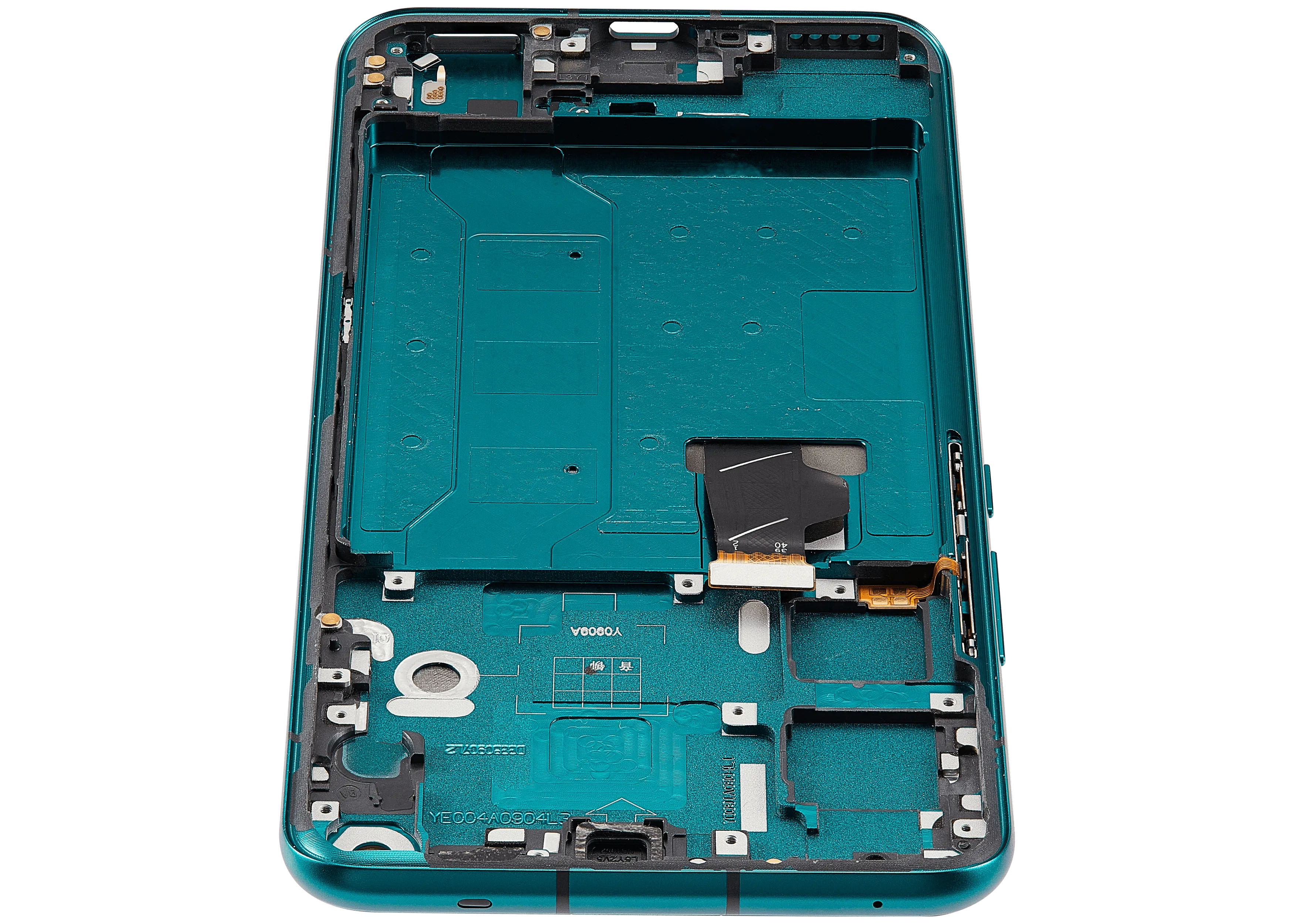 OLED-Display mit Rahmen Compatible für Huawei Nova 7 (2020) (Refurbished) (Forest Green)