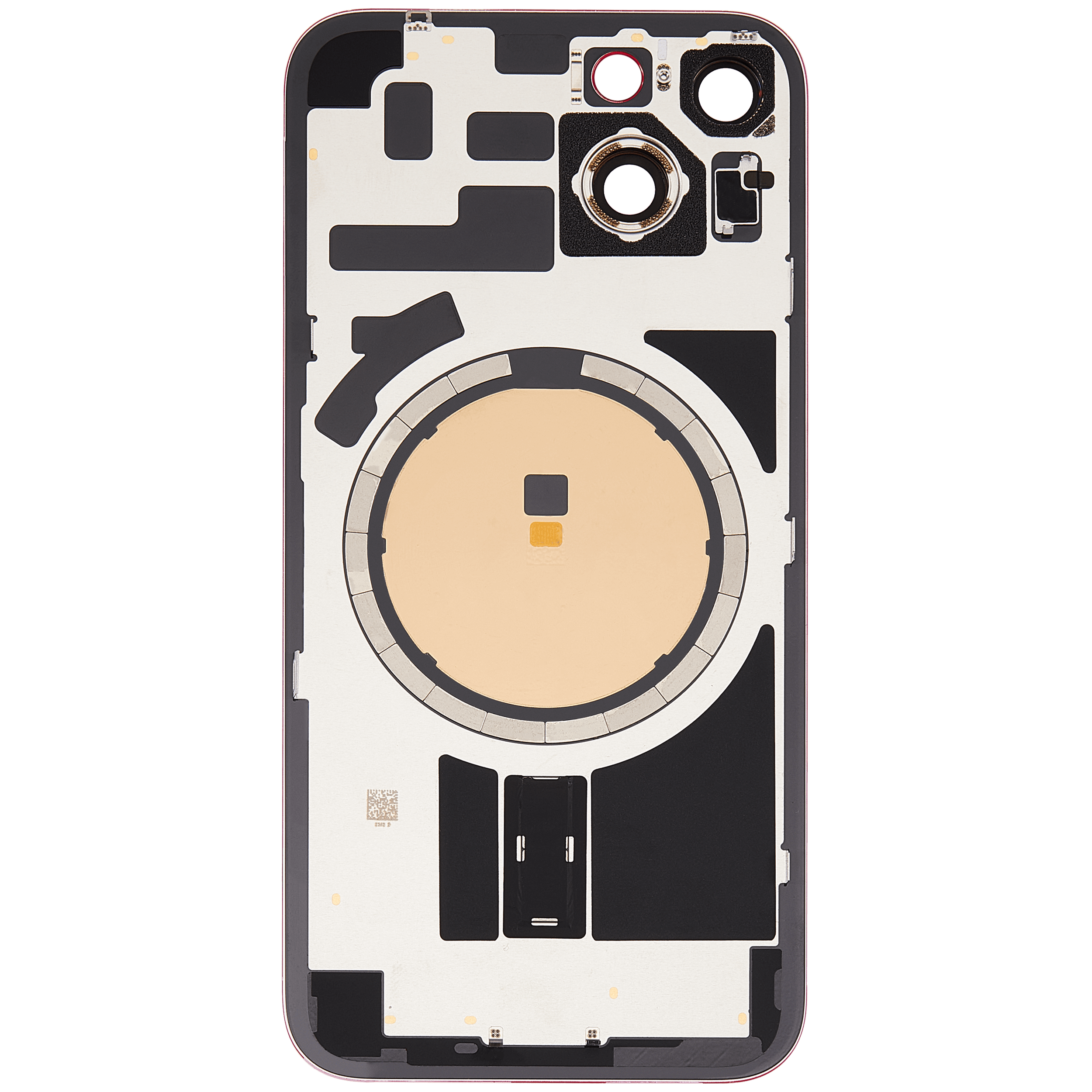 Backcover mit MagSafe Magnet für iPhone 14 (gebrauchter OEM-Ausbau, Qualität A) (Rot)